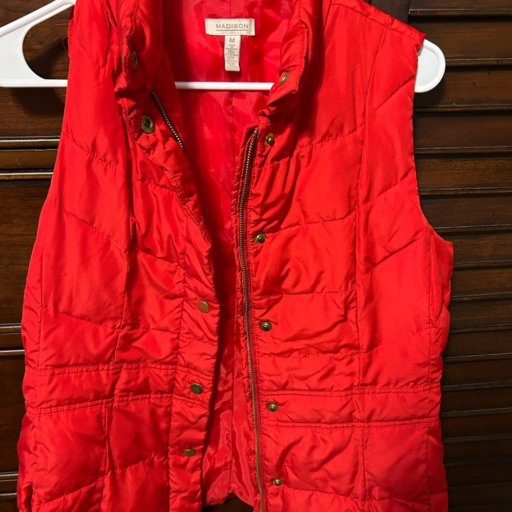 Madison Red Vest